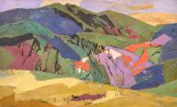 Large Ethel Magafan Landscape Painting, 65W - Sold for $8,960 on 05-06-2023 (Lot 148).jpg